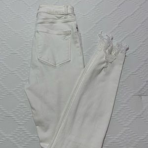 DL1961 High Wasted White Jeans